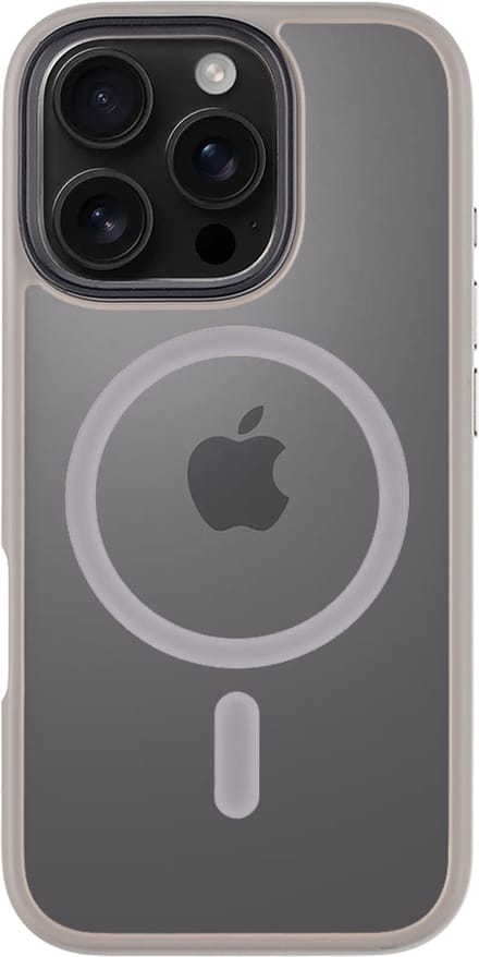 Tactical iPhone 16 Pro MagForce Hyperstealth Cover – Hoesje – Light Grey