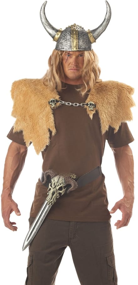 "Viking helm voor volwassenen  - Verkleedhoofddeksel - One size"