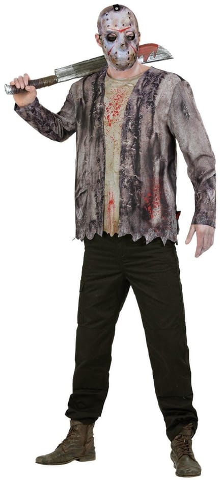 Smiffys - Friday The 13th, Jason Voorhees Kostuum - XL - Multicolours