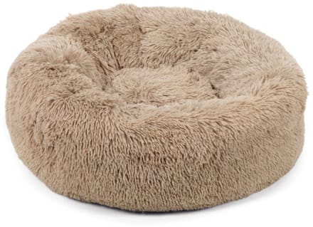 Beeztees Yali - Hondenmand - Pluche - Fluffy - Beige - Diam. 70 cm