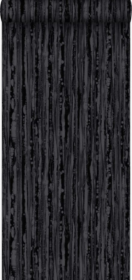 Origin Wallcoverings behang strepen zwart - 53 cm x 10.05 m - 346644