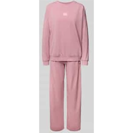 Relaxed fit pyjama van katoenmix in een set, model 'NITE_LONG'