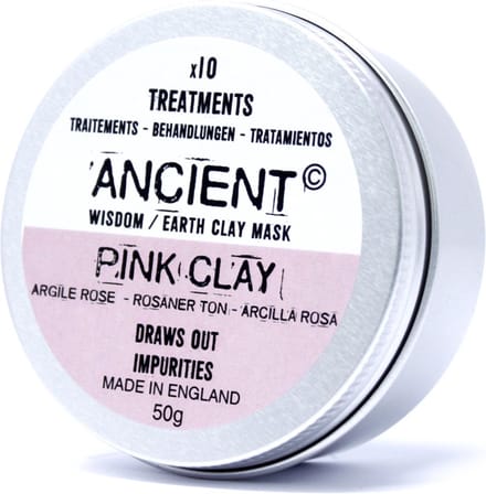Gezichtsmasker - Roze Klei Poeder - 50gr