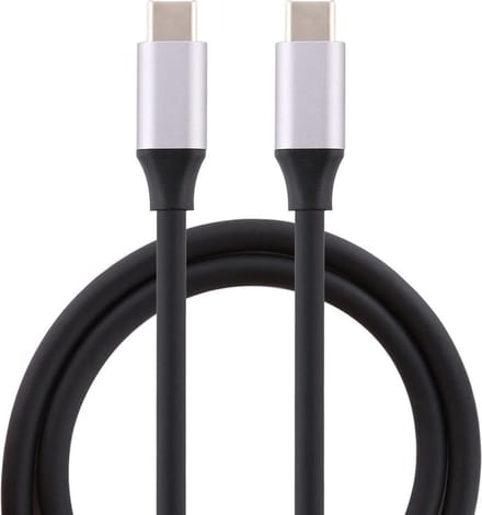 USB-C naar USB-C kabel - Oplader en data kabel - 3A snellader - 1 Meter - Oplaadkabel - zwart