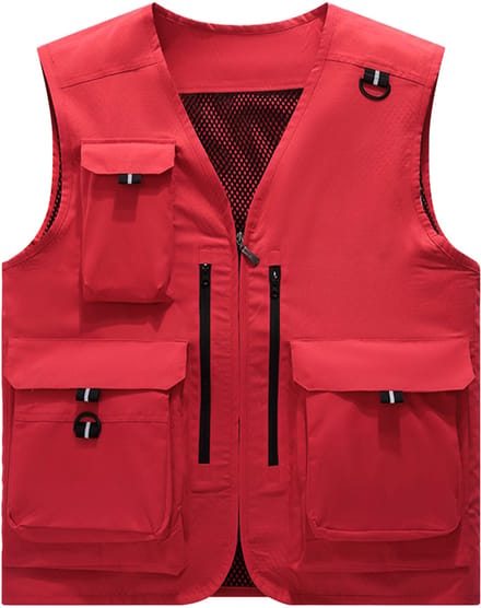 YOUTHUP Heren outdoor casual vest - 3D patchtas - S