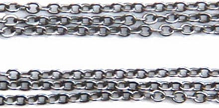 Quoins Drie Dubbele Ankerketting Zilver QK-EN2