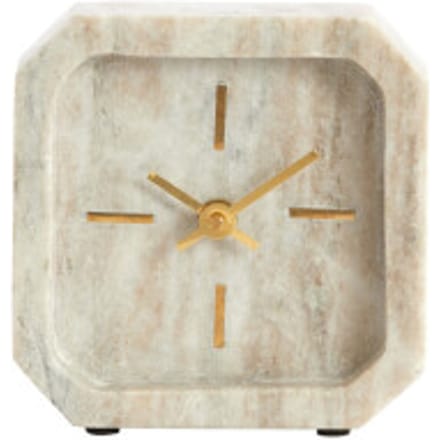 Light & Living - Klok PABLIA - 13x4x13 cm - Bruin