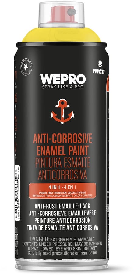 Spuitbus Anti-Roest Ral 1021 Geel MTN WEPRO 400ml