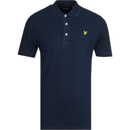Men's Lyle And Scott Indigo Polo Shirt in Blue