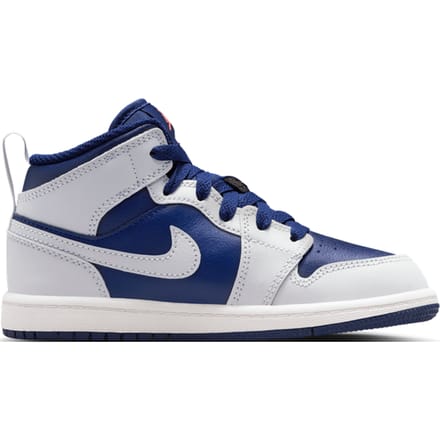 Jordan Aj1 Mid Peuterschoenen - Blauw - Maat 29.5 - Leer