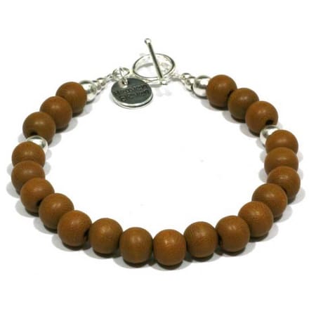 Heaven Eleven Men - olijf Hout 8mm - RVS - 21cm
