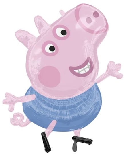 Folieballon Peppa Pig Supershape George, 61 x 61cm