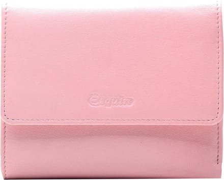 Esquire Leren Portemonnee Viktoria Flap Wallet Apricot Roze
