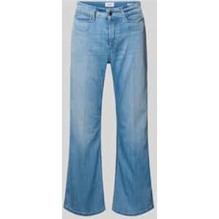 Wide leg jeans van katoenmix model 'FABIENNE'