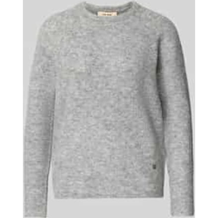 Gebreide pullover met ronde hals, model 'Tammy'