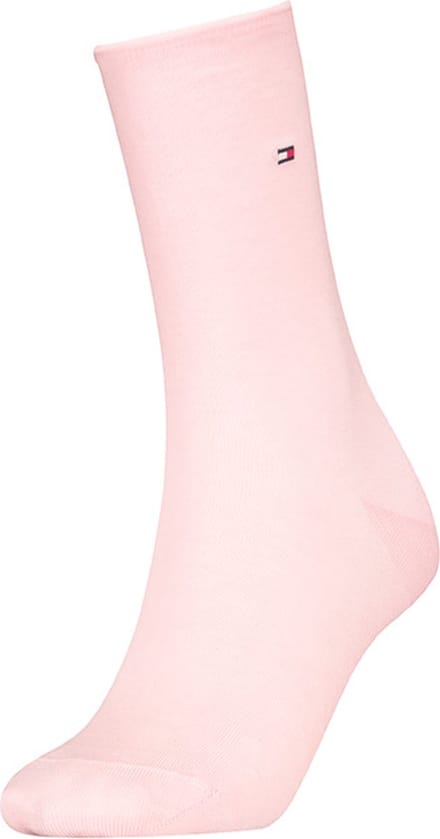 Tommy Hilfiger dames sokken premium roll top roze