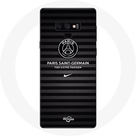 Coque - Paris Saint Germain - Galaxy Note 9 - Noir - Rigide - Fier d'être Parisien
