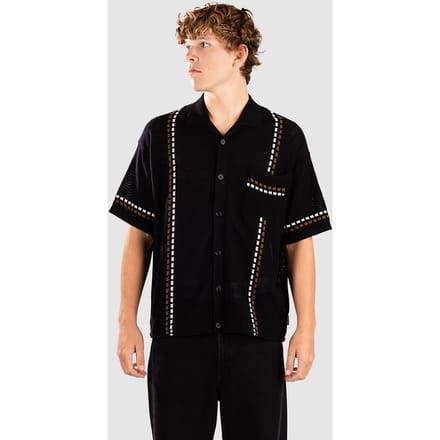 Redefined Rebel RREduardo Knit Boxy Fit Shirt zwart