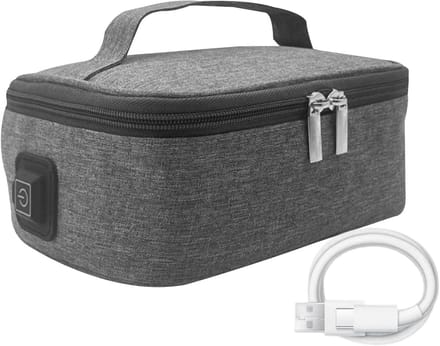 Draagbare lunchbox - Warmtebox onderweg - Warme maaltijd - Drie temperatuurstanden - 21 cm lang - Niet gespecificeerd