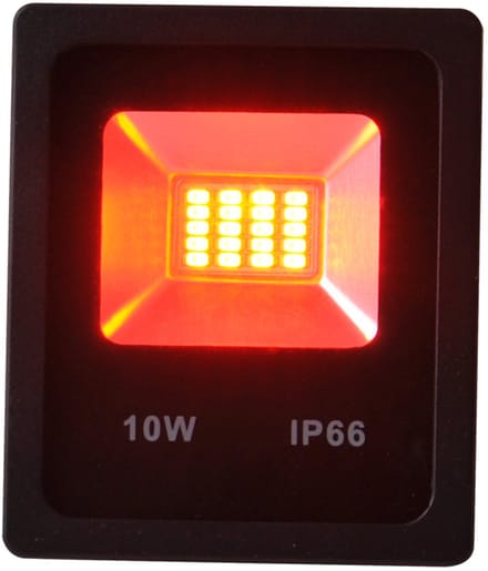 Rode LED Bouwlamp 10 Watt - IP66 - Crius