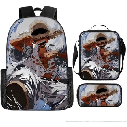 One Piece One Piece Schooltas Luffinica Zeekoning Student Schooltas Rugzak Set Three piece set