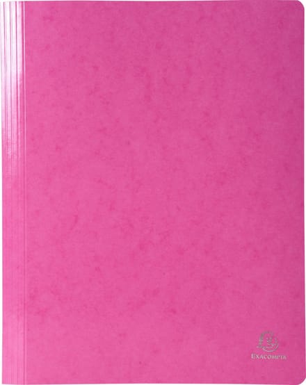 Exacompta 25x Snelhechtmap IDERAMA® in gelamineerd glanskarton 355gm2 - A13 - Roze - 380808B
