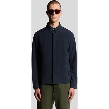 Lyle & Scott Zip Through Nylon Overshirt Dark Navy Taglia: M | Giacche leggere Outlet | Uomo | Blu