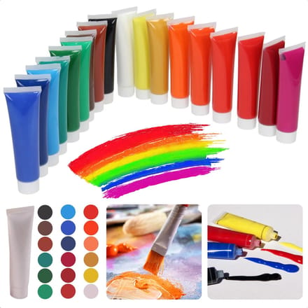 Acrylverf set - 18 Tubes - 3BMT®