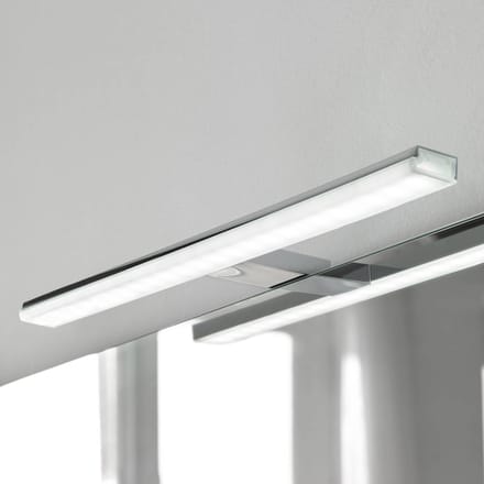 Ebir LED spiegellamp Pandora, chroom, breedte 45,8 cm
