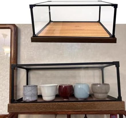 Vitrinekast Acryl - Opbergbox Display - Verzamelobjecten Tonen - Stofdichte Bescherming - 30 x 15 x 20 cm - Transparant