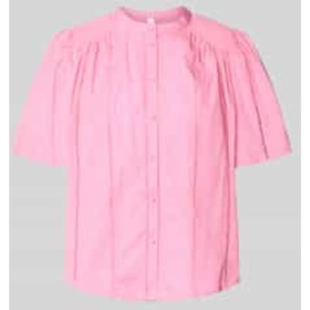 Regular fit blouse met opstaande kraag, model 'GUNIA'