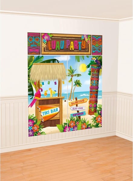 Amscan Feestposter Hawaii 5-delig