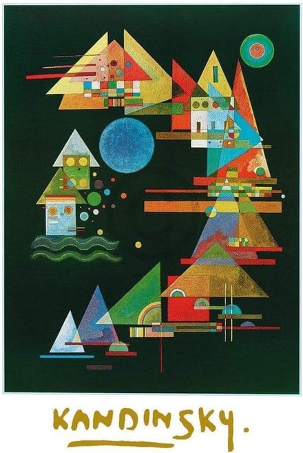 Kunstdruk Wassily Kandinsky - Spitzen im Bogen, 1927 60x80cm