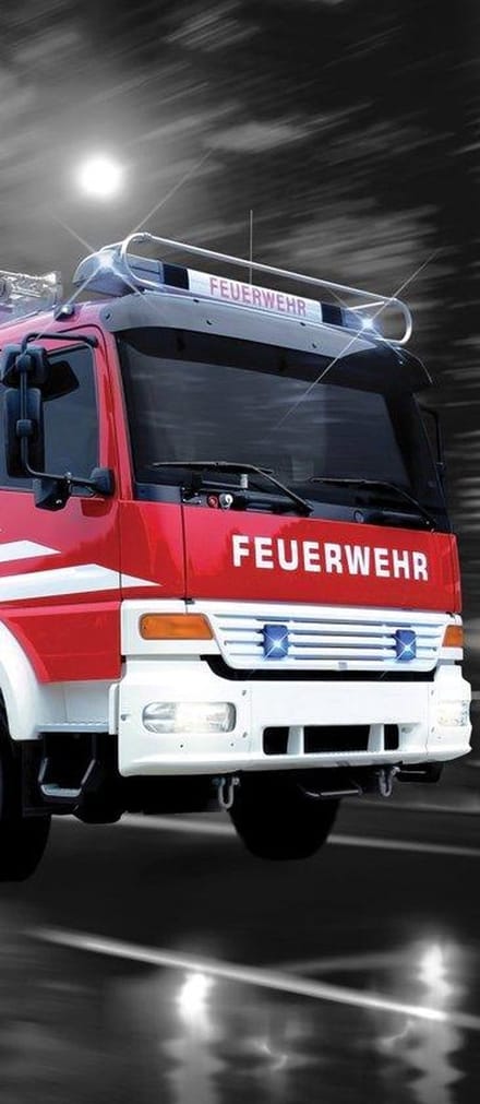 Fire Engine Photo Wallcovering