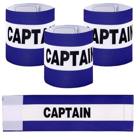 Dailygoods - Set van 3 Verstelbare Voetbal Captain Armbanden