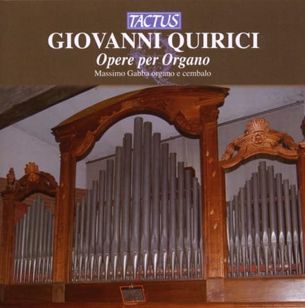 Massimo Gabba - Quirici: Opere Per Organo (CD)