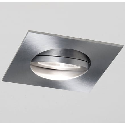 Molto Luce LED inbouwspot Agon Square aluminium 3.000K 40°