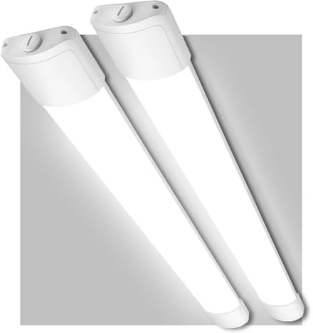 Oraymin 2x LED Garageverlichting 60 cm 20W - Waterdicht IP66 - 2200LM - Koppelbaar LED Armatuur
