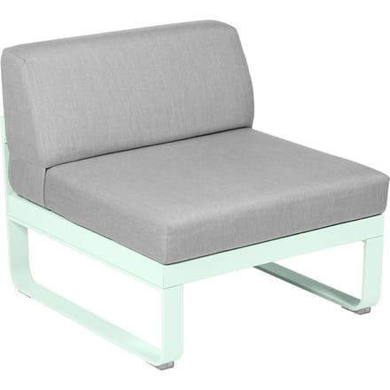 Fermob BELLEVIE Zitbank Module Midden - A7 gletsjermunt - 79 Flanelgrijs