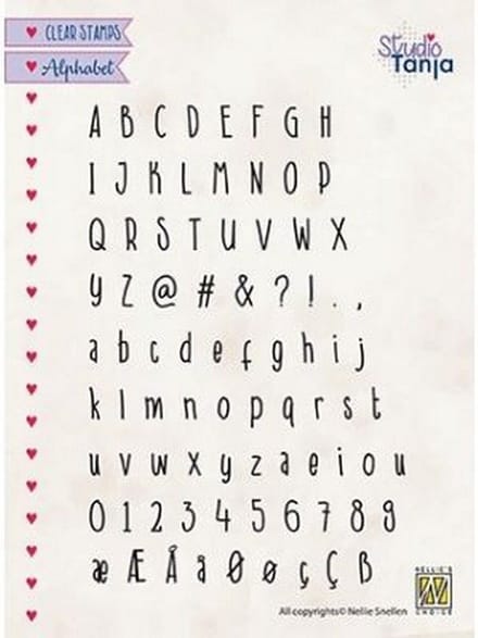 Nellie Snellen Alphabet Clear Stempels Javi