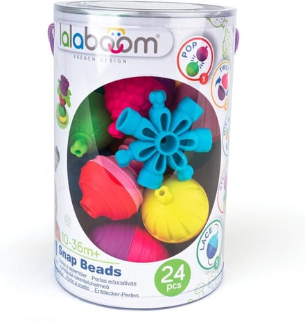 Lalaboom - Constructiespeelgoed - Educatieve kralen - 24 Stuks