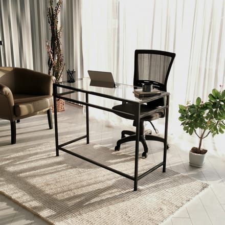 Asir Bureau - Zwart - 100 x 75 x 45 cm