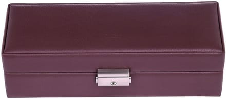 Sacher Sieradendoos Cadeluxe Uhrenbox für 5 Uhren Bordeaux Wijnrood