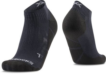 X-Socks Core Sport Low Cut Sokken Opal Black/Arctic White 45-47