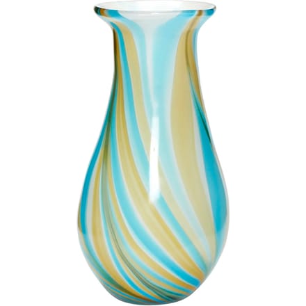 Hübsch vaas Kaleido Blauw/Geel