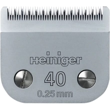 Heiniger Saphir Messenset nr. 40 – 0,25 mm scheerkop voor veterinair gebruik