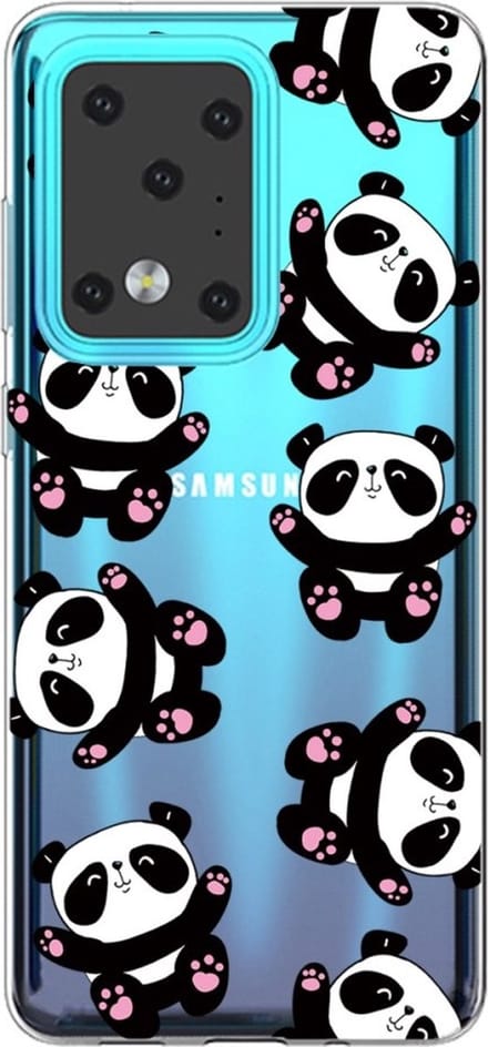 Softcase hoes - Geschikt voor Samsung Galaxy S20 Ultra - Panda's