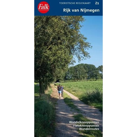 Falk wandel- en fietskaart Z1 Rijk van Nijmegen
