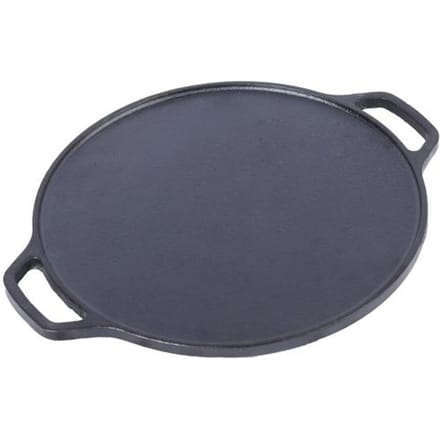 Arth 12-inch Gietijzeren Dosa/Chapatti Tawa, Voorgekruid, 100% Giftig Vrij gray