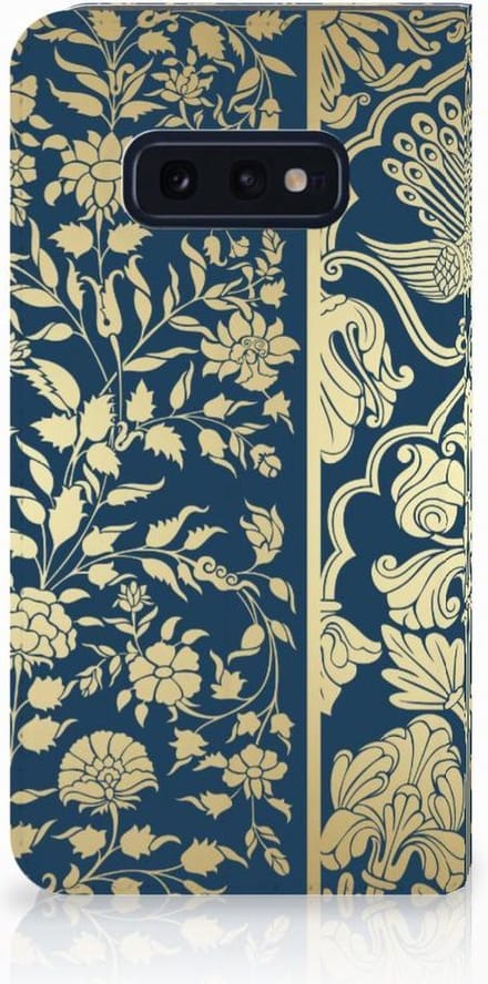 Samsung Galaxy S10e Smart Cover Beige Flowers